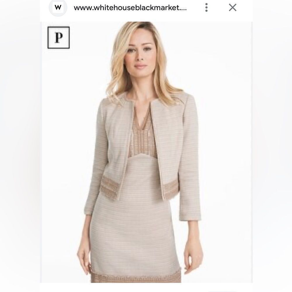 Black House White Market linen blend dress/jacket 4